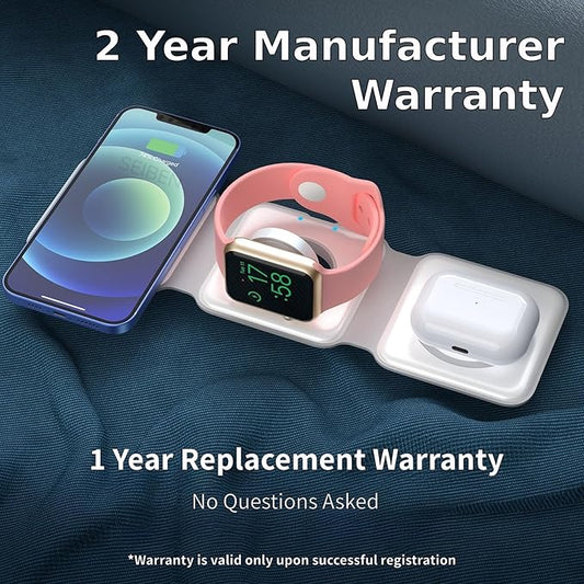 3 in 1 foldable wireless charger