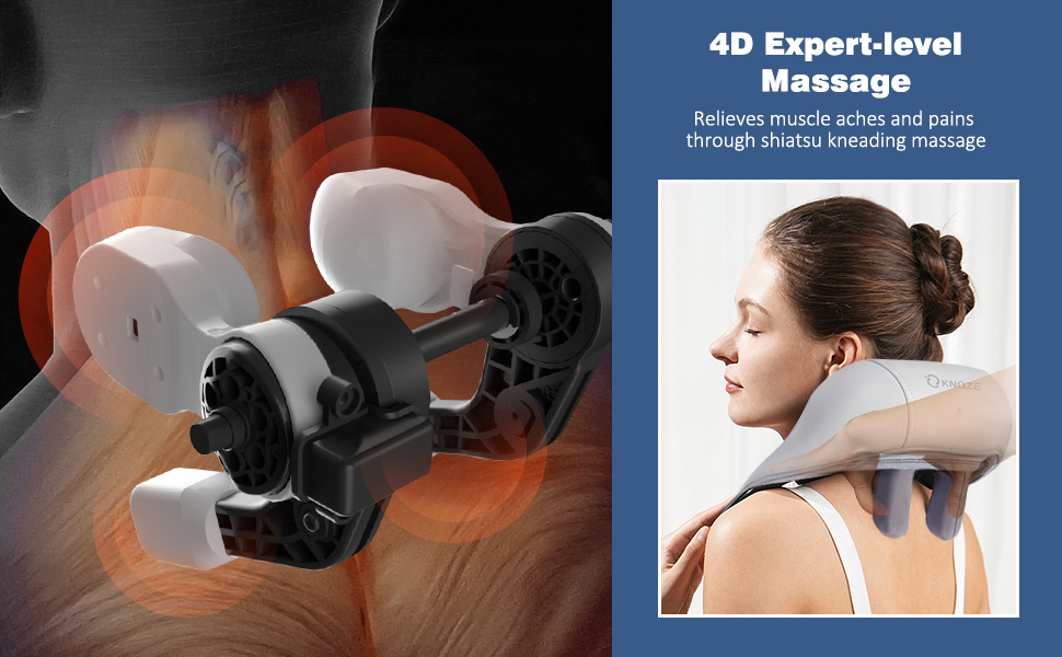 Neck And Back Massager With Heating, Body Massager For Body Aches And Pains Relief