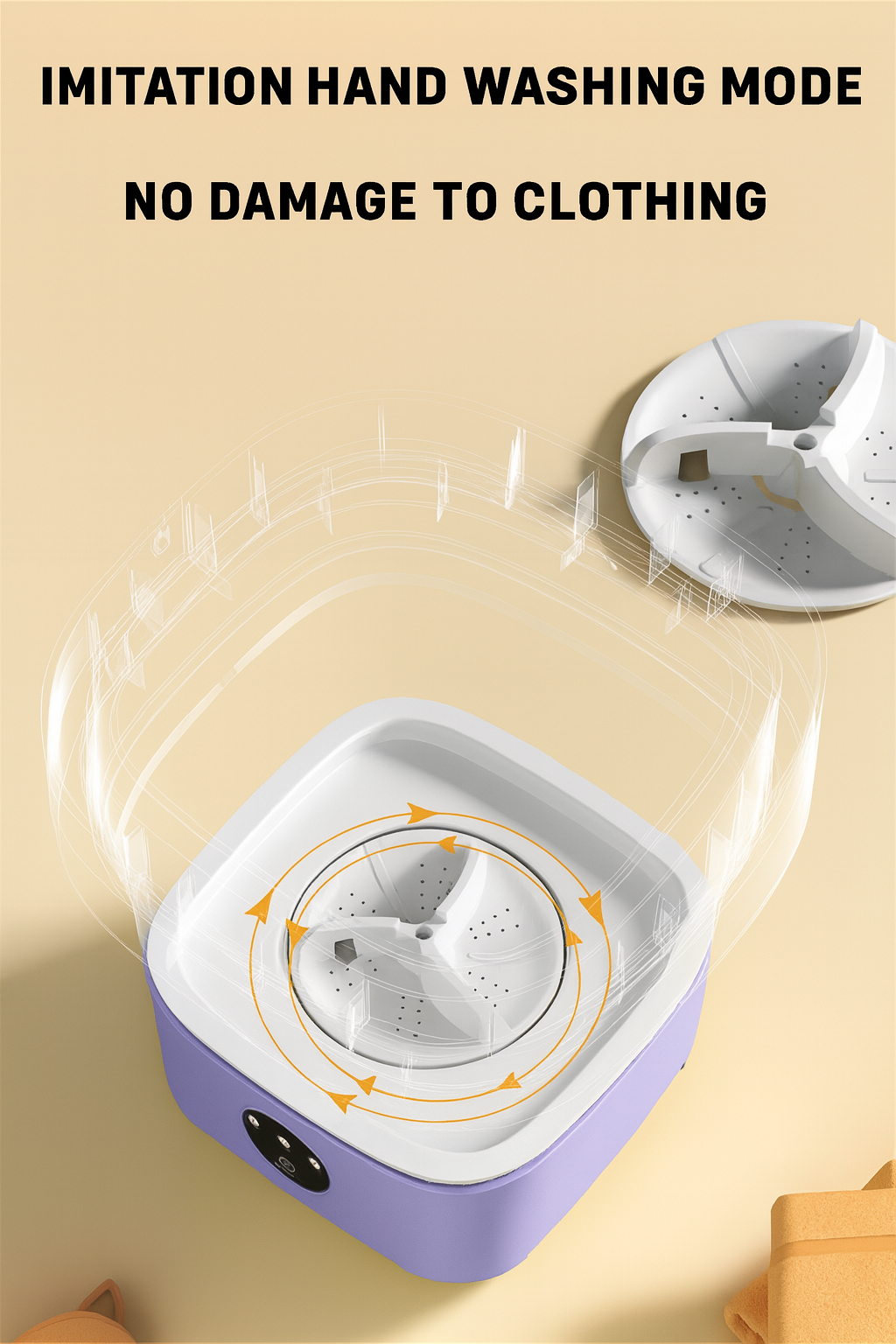 Taptakhub Semi automatic Portable Mini Washing Machine With Dryer
