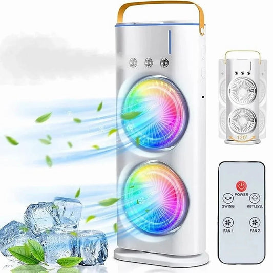 Mini Air Cooler Double Fan Mist Cooler