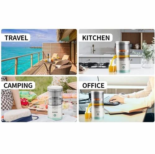 Taptakhub-Electric Citrus Juicer, Rechargeable Juicer Machine with USB Cable