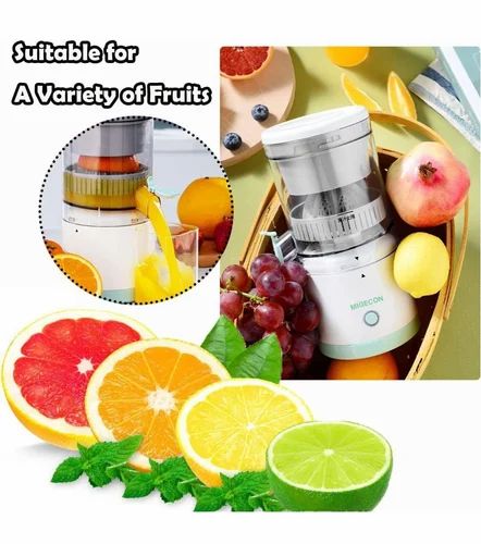 Taptakhub-Electric Citrus Juicer, Rechargeable Juicer Machine with USB Cable