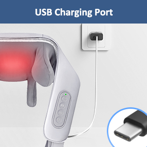 Neck And Back Massager With Heating, Body Massager For Body Aches And Pains Relief