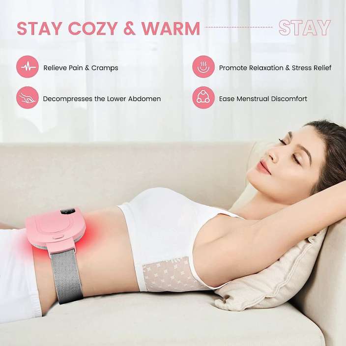 Heating Pad for Period Cramps Relief and Massager