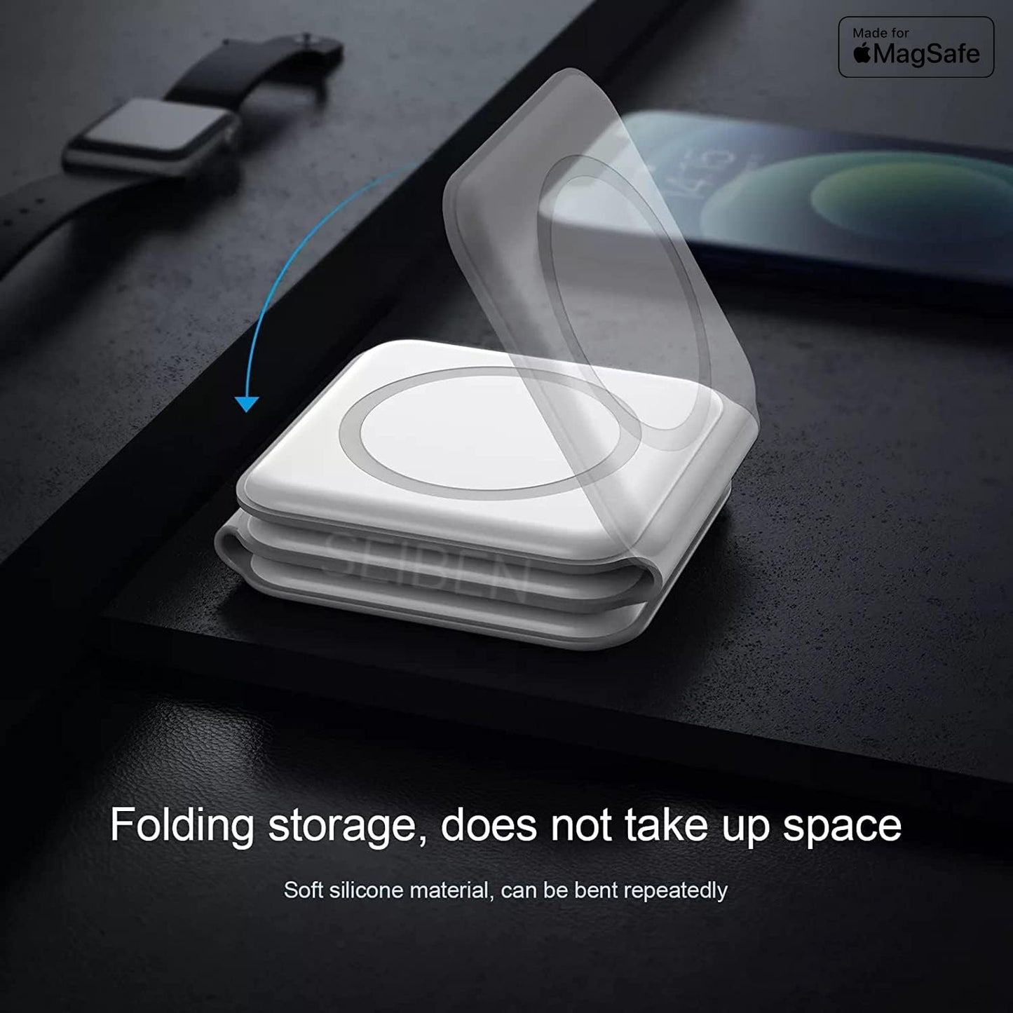3 in 1 foldable wireless charger