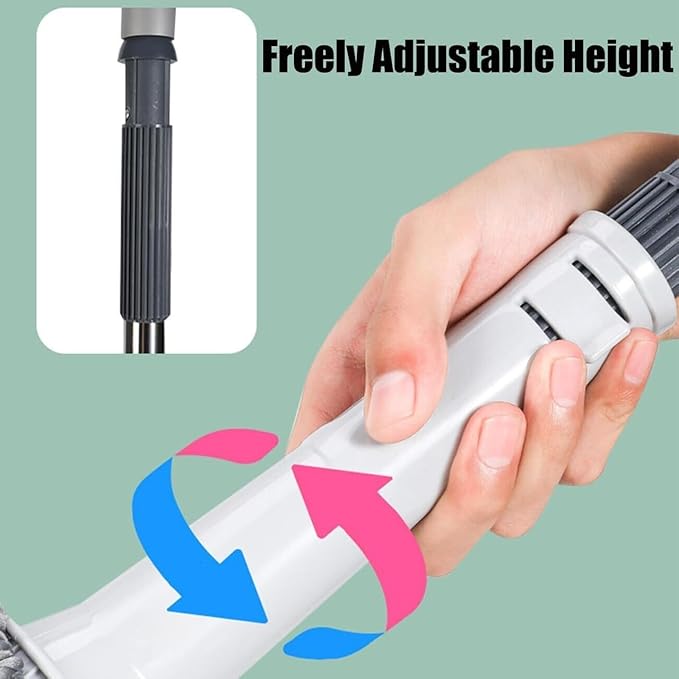 Microfibre Twist Mop, Self-Wringing Floor Cleaning Mop