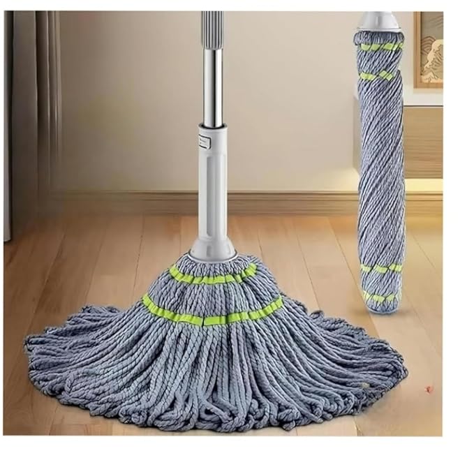 Microfibre Twist Mop, Self-Wringing Floor Cleaning Mop