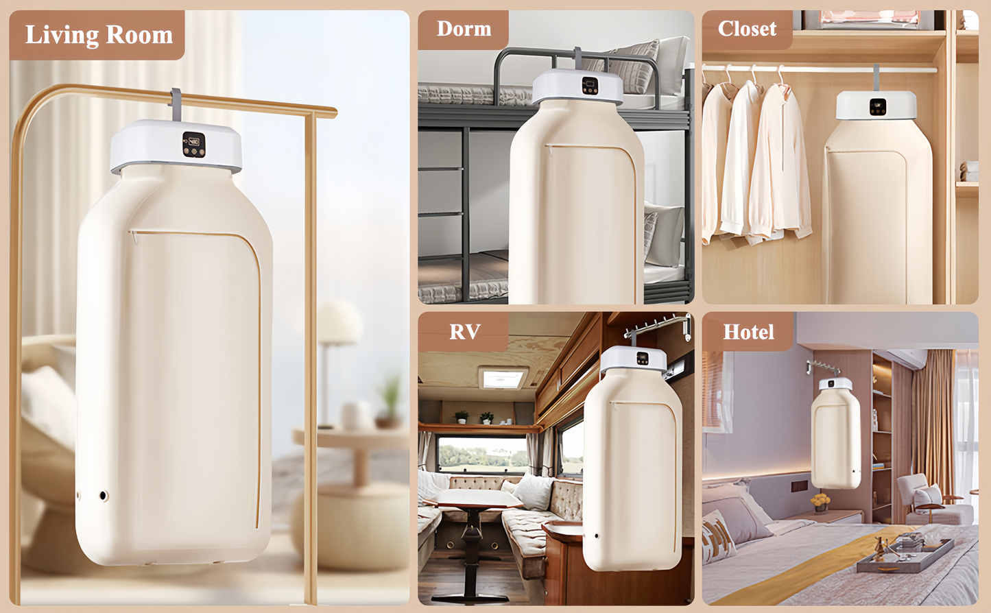 Taptakhub  Portable Cloth Dryer Machine for Home and Towel Rack - Automatic Cloth Wet Dryer