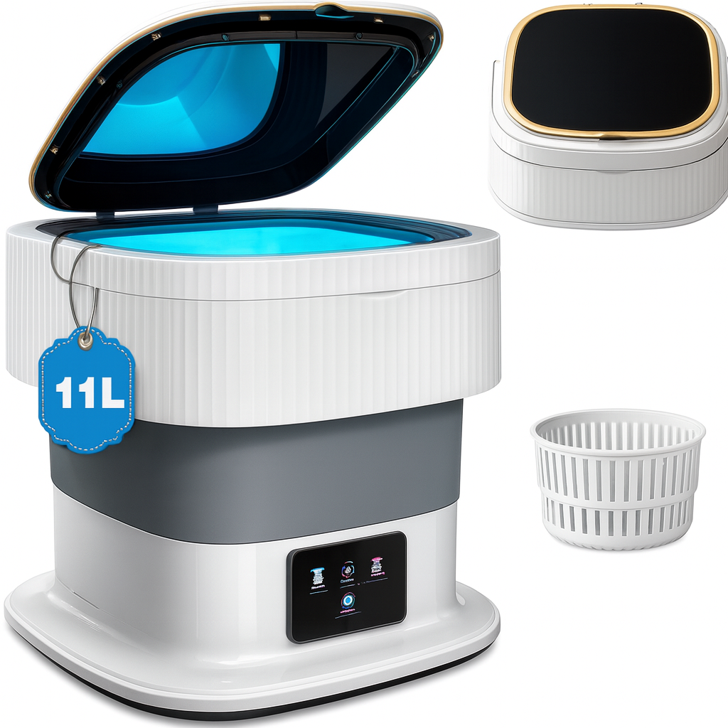 Taptakhub Semi automatic Portable Mini Washing Machine With Dryer